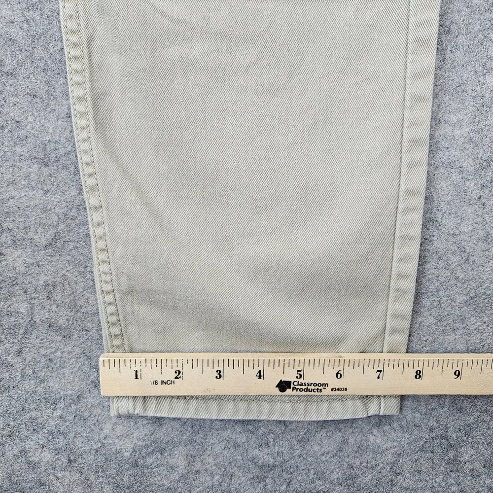 Levi's 502 Regular Taper Jeans Men's 34x32 Khaki Tan Beige Stretch Denim 2021